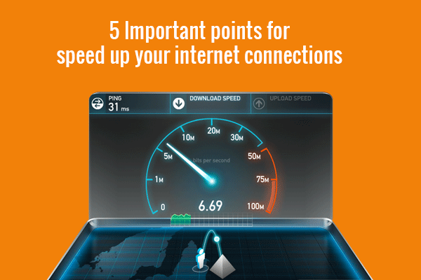 how to speedup internet connections