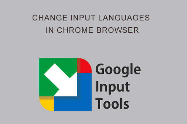 change input languages in google chrome browser