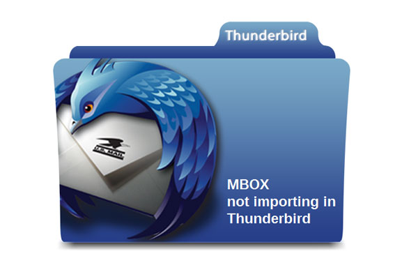 mbox not importing thunderbird